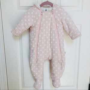 GUC Pink Polka Dot Snowsuit by Baby GAP